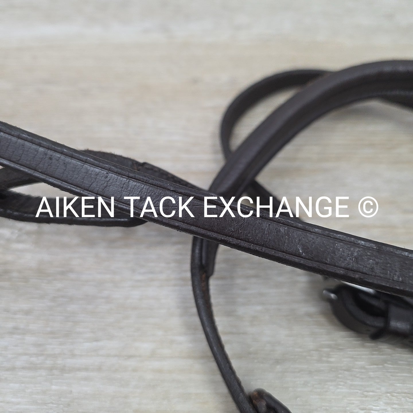 Plain Raised Flash Noseband, Brown, Size Full