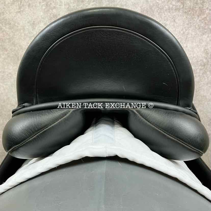 2013 Custom Saddlery Wolfgang Constanze Monoflap Dressage Saddle, 17.5" Seat, Adjustable Tree, Wool Flocked Panels