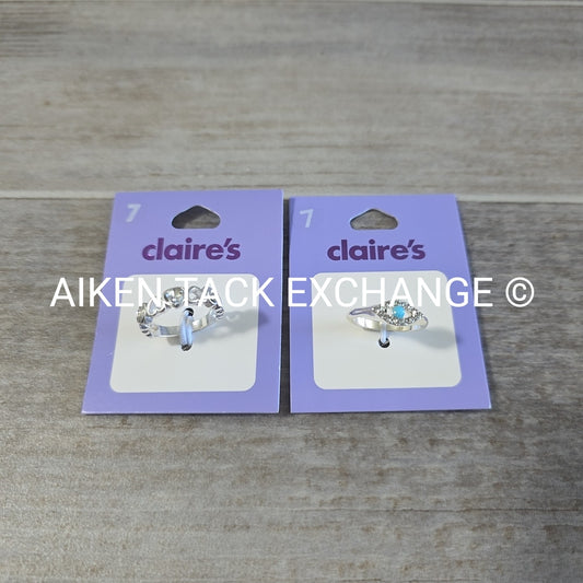 Claire's Rings (2) - Size 7
