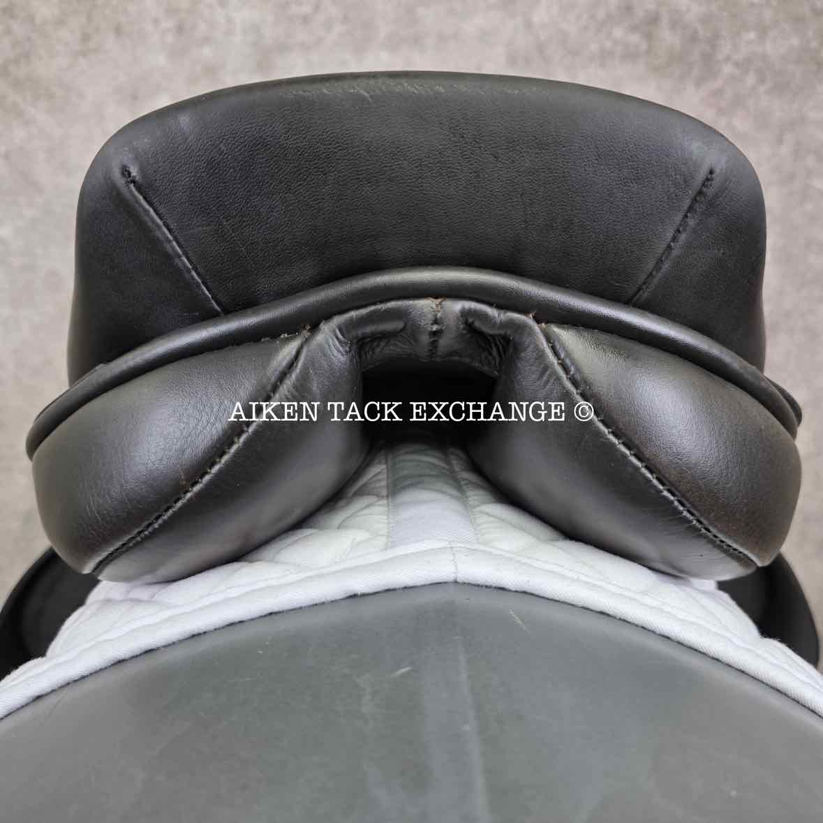 Barnsby Shockemohle Jump Saddle, 18" Seat, Medium Tree, Wool Flocked Panels