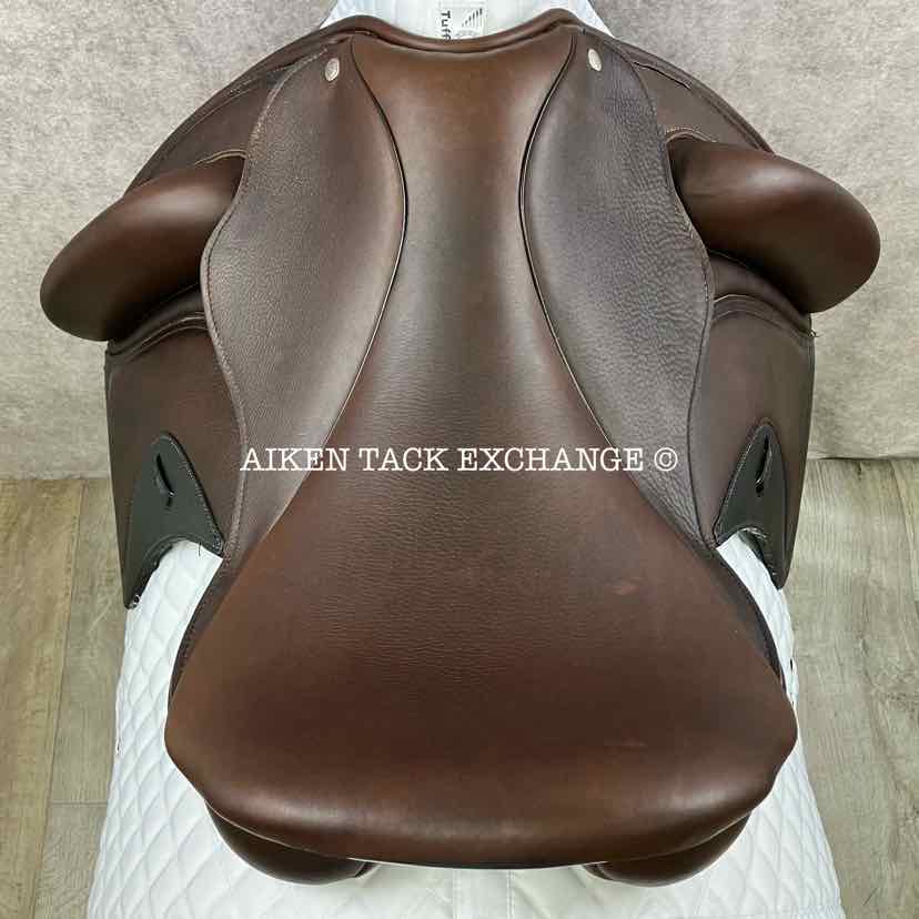 2020 Custom Saddlery Wolfgang Solo MKII Monoflap Dressage Saddle, 18" Seat, Adjustable Tree, Wool Flocked Panels