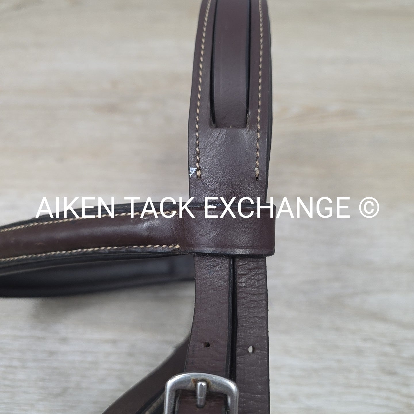 KL Select Black Oak Fancy Stitched Bridle with Matching Laced Reins, Brown, Cob