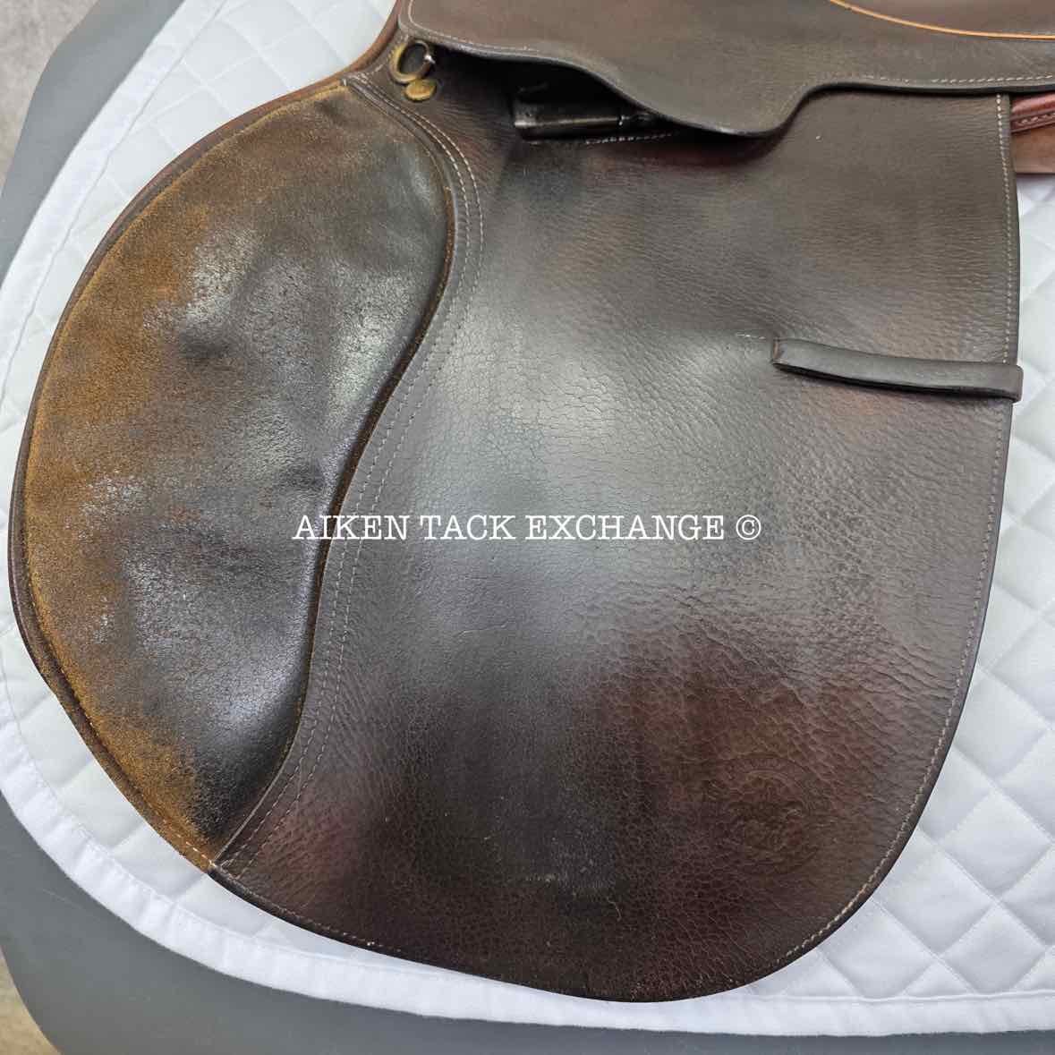 Crosby The Hampton Classic Close Contact Jump Saddle, 17" Seat, Medium Tree, Foam Panels