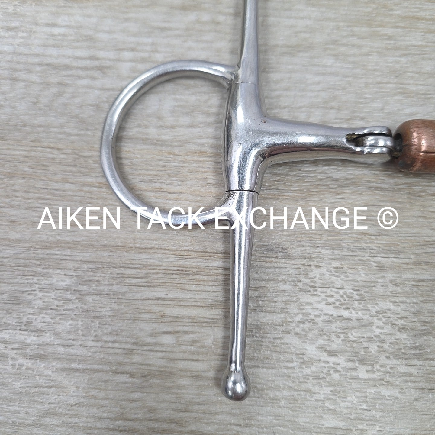 Full Cheek Double Hinge Bit with Copper Roller 5"