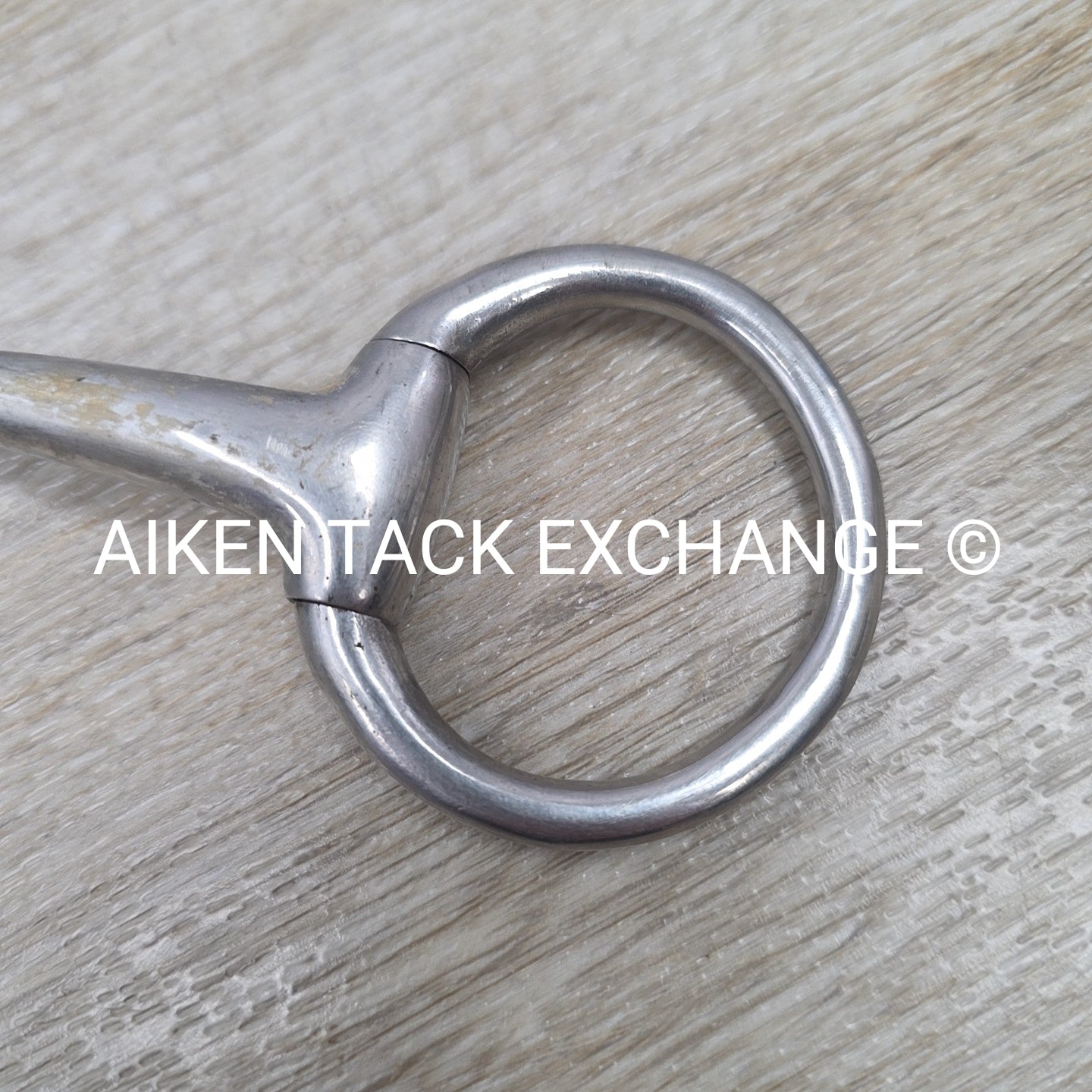 Single Joint Eggbutt Bradoon Bit 5.5"