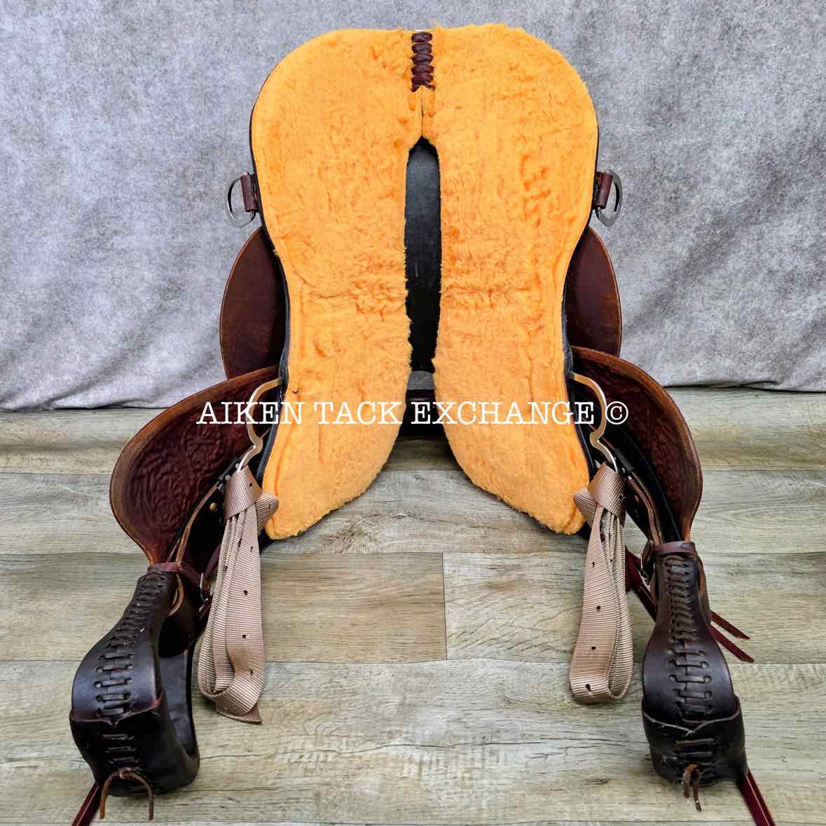 2024 High Horse by Circle Y 6864 Mesquite Western Saddle, 17" Seat, Wide Tree - Full QH Bars