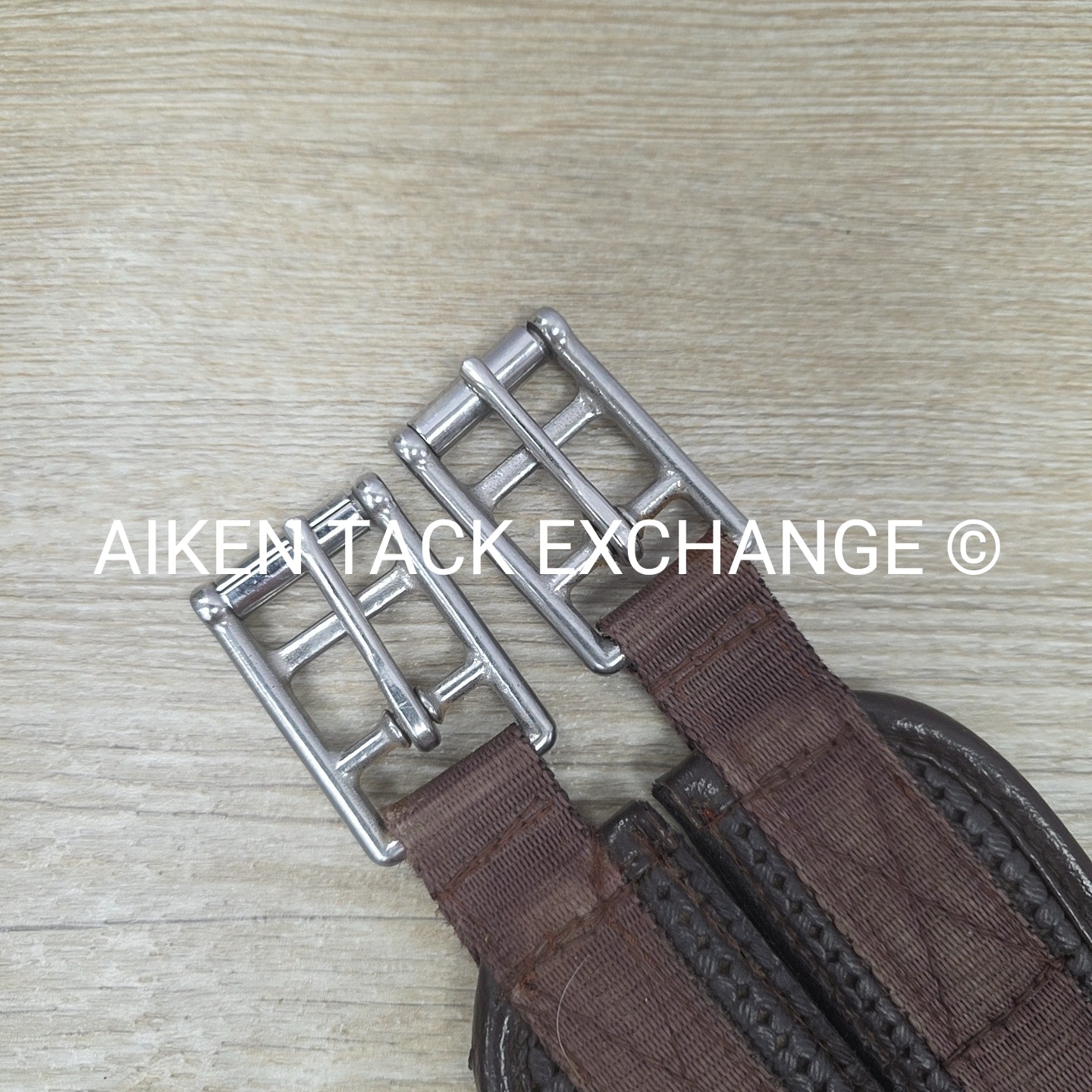 Ovation Chafeless Girth with Single End Elastic, Brown, 52"