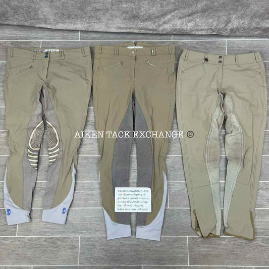 BARGAIN BUNDLE: 2 Pair Tredstep Symphony Full Seat & Pikeur Full Seat Breeches,