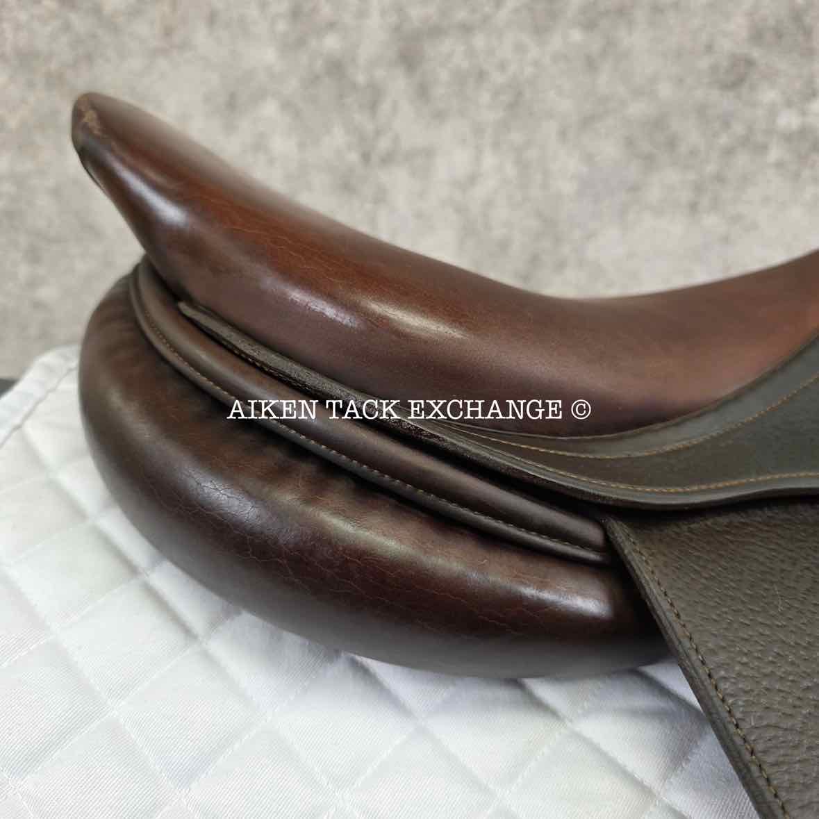 2007 Bruno Delgrange Virtuose Close Contact Jump Saddle, 17.5" Seat, Medium Wide Tree, Foam Panels