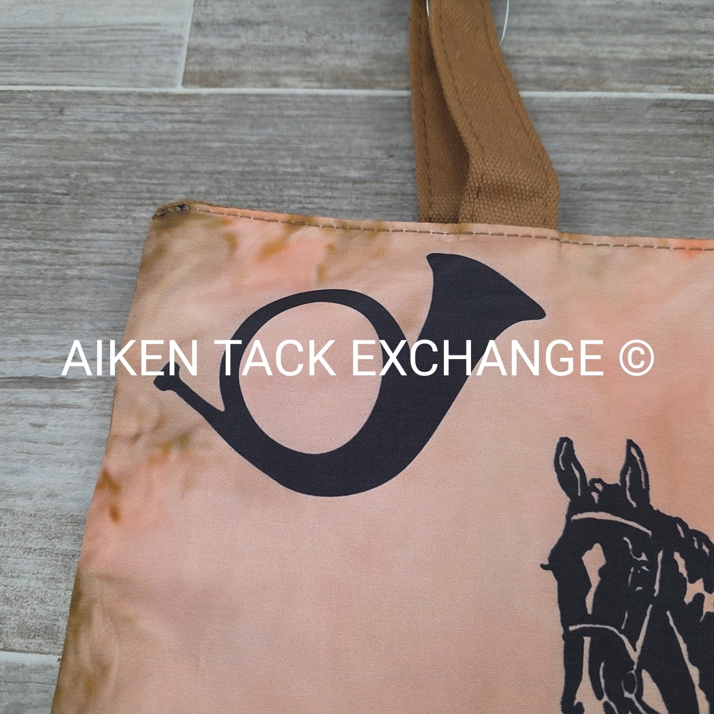Canvas Foxhunting Tote Bag