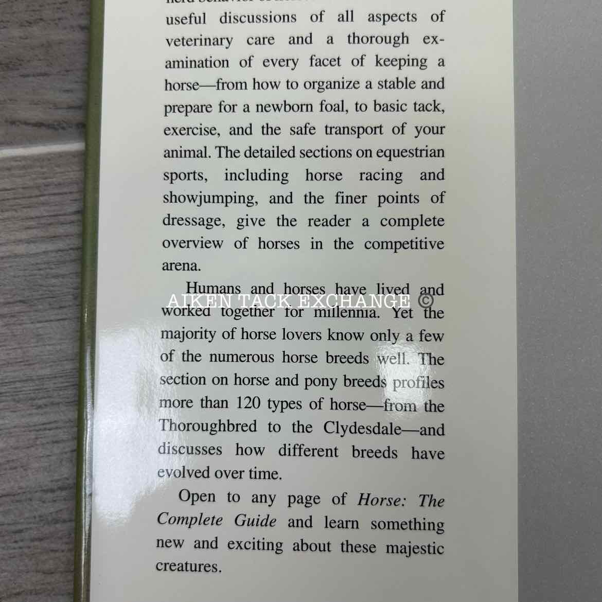 Horse The Complete Guide by Mary Gordon Watson