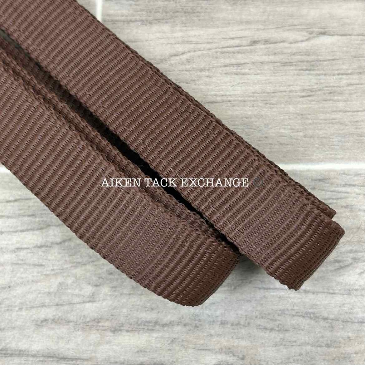 Tough 1 EquiRoyal Nylon Stirrup Straps, Brown, 54"