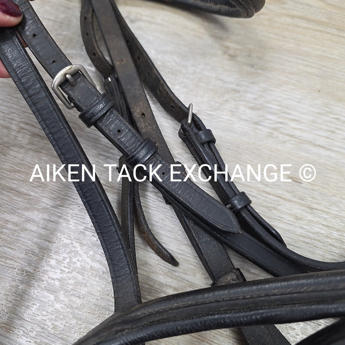BARGAIN BUNDLE: Flash Bridle with Extra Headstall, No Reins, Black, Size Full