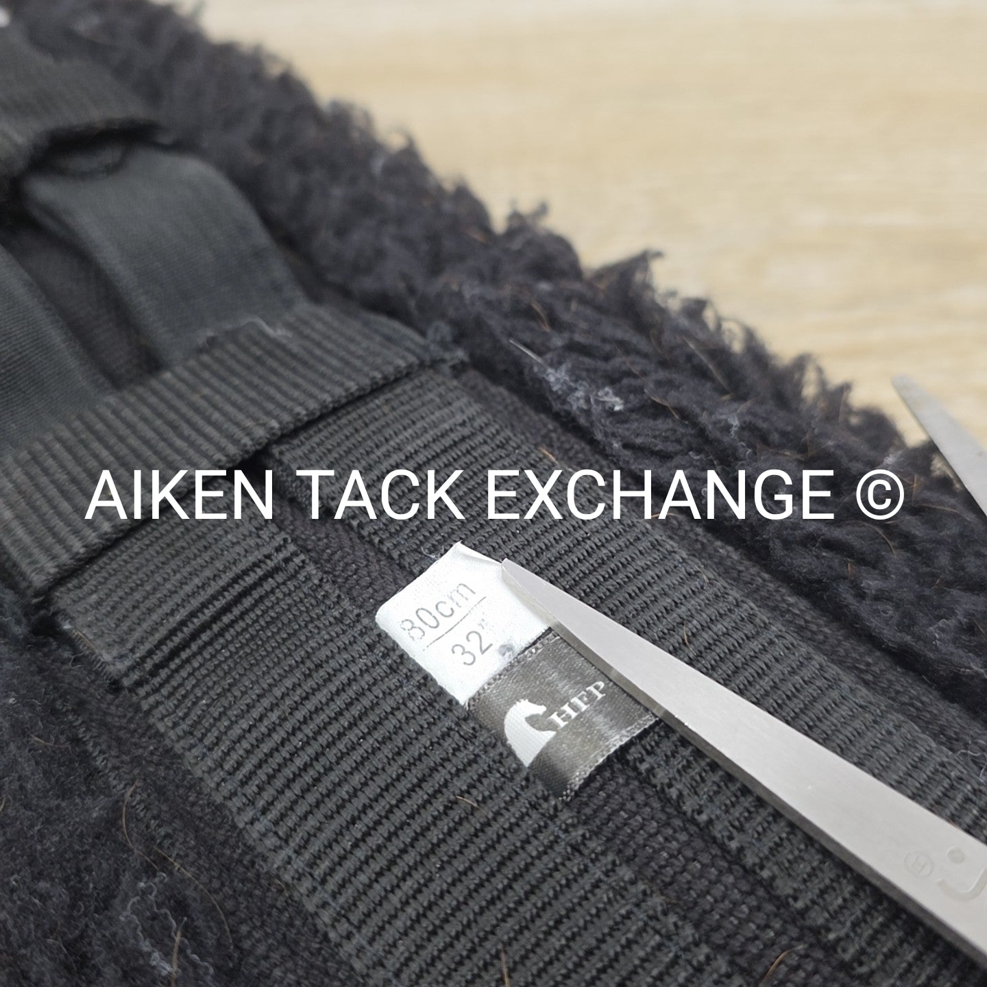 HFP Fleece Dressage Girth, Black, 32"