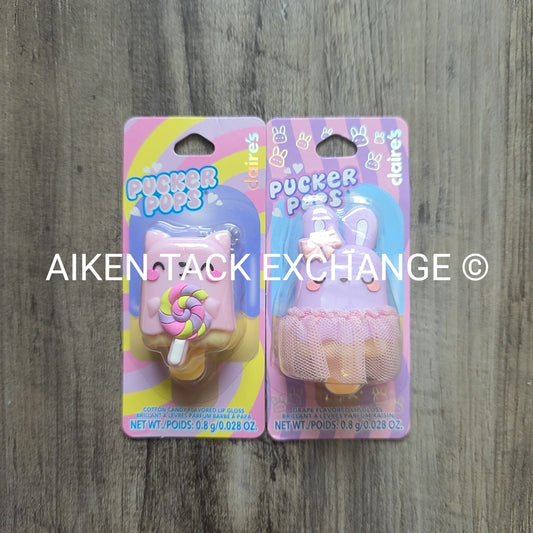 Claire's Pucker Pops Flavored Lip Gloss Set (2 Count)