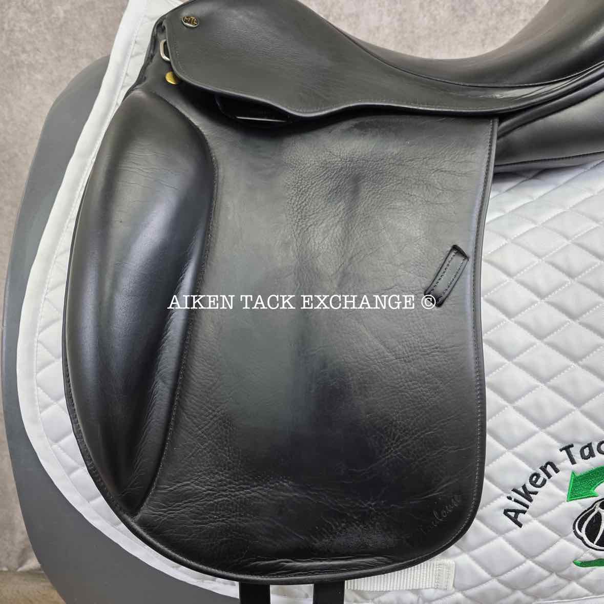 **On Trial** Marcel Toulouse Verona Monoflap Dressage Saddle, 17.5" Seat, MW/W Tree, Wool Flocked Panels