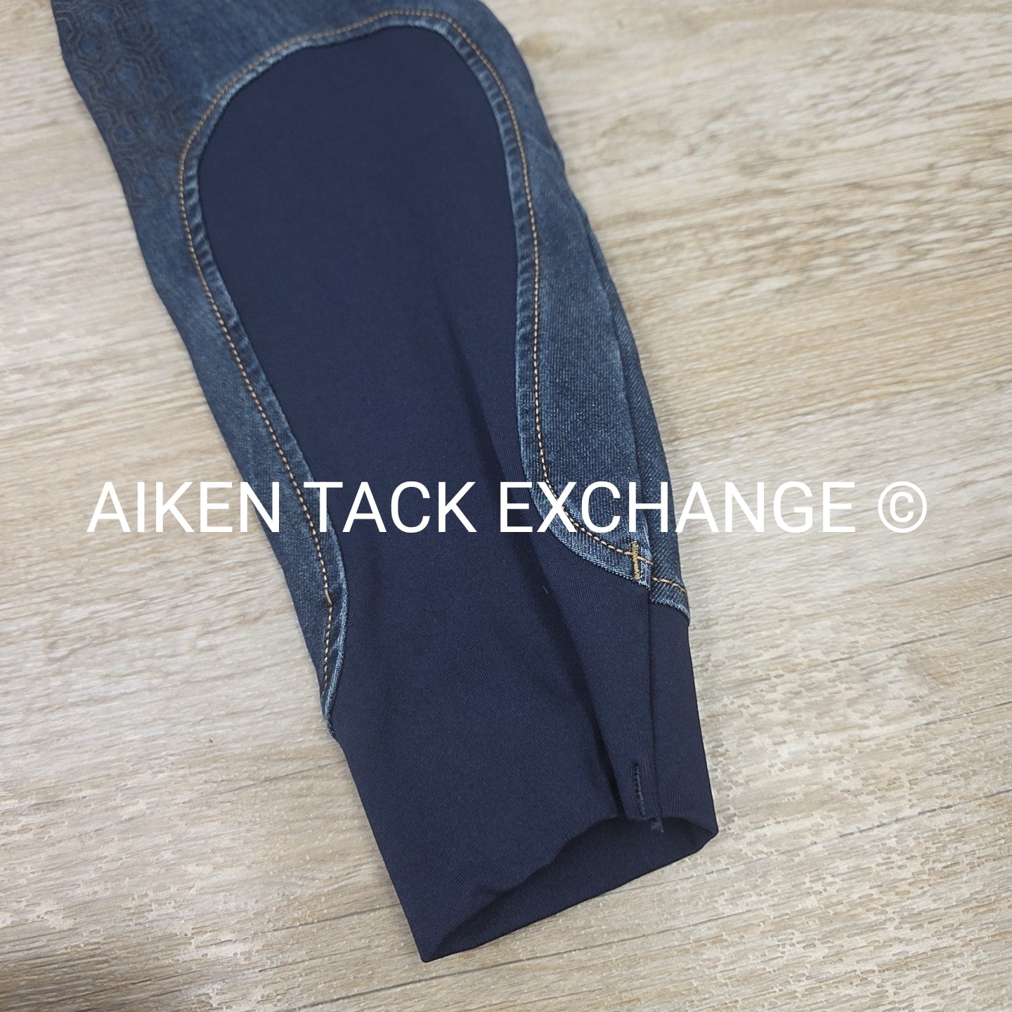 Ariat Halo Denim Knee Patch Breeches, Women's 28R