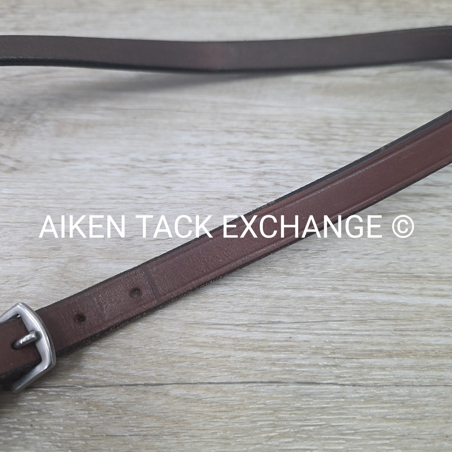 Flat Plain Figure 8 Noseband, Brown, Oversize