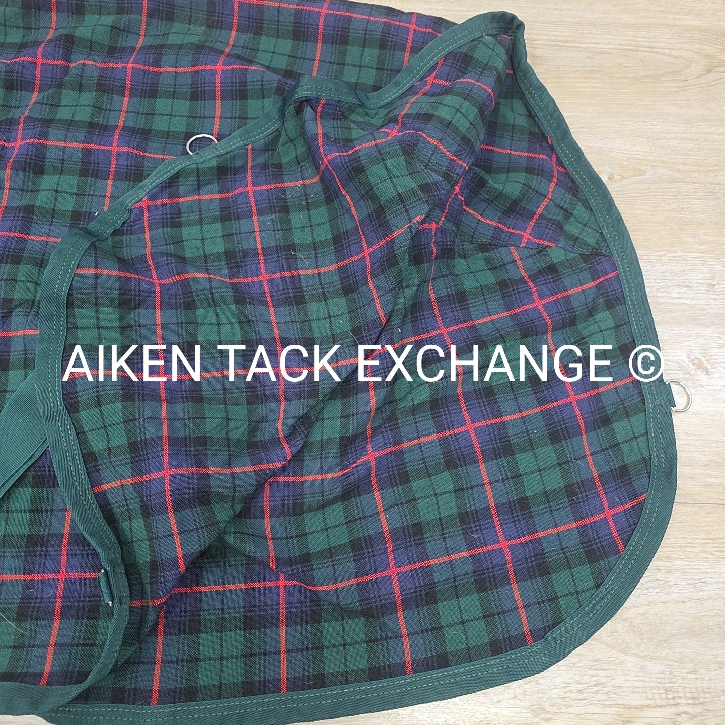 5/A Baker Original Tartan Plaid Stable Sheet, Size 72"