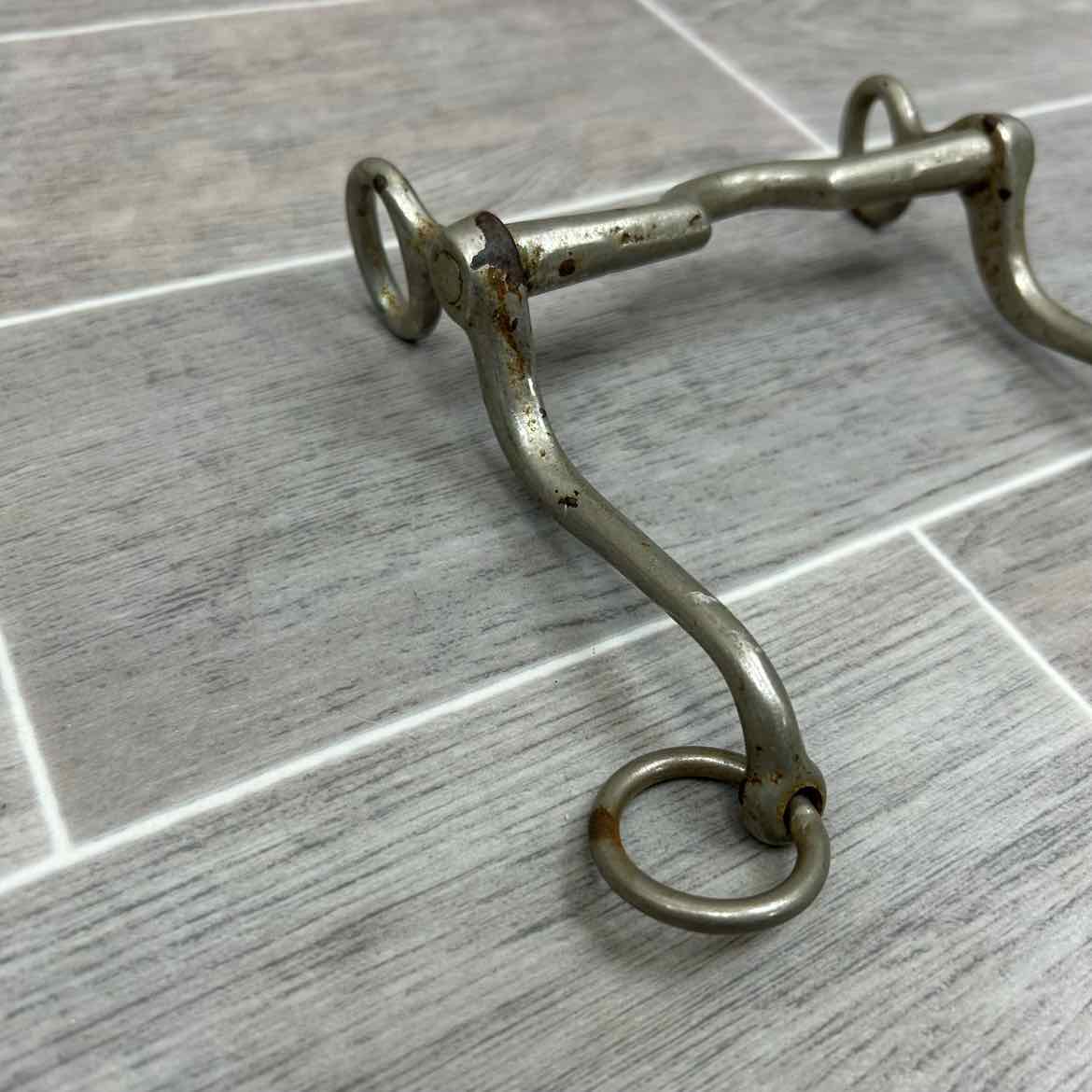Plated Mullen Mouth Shanked Bit 5"
