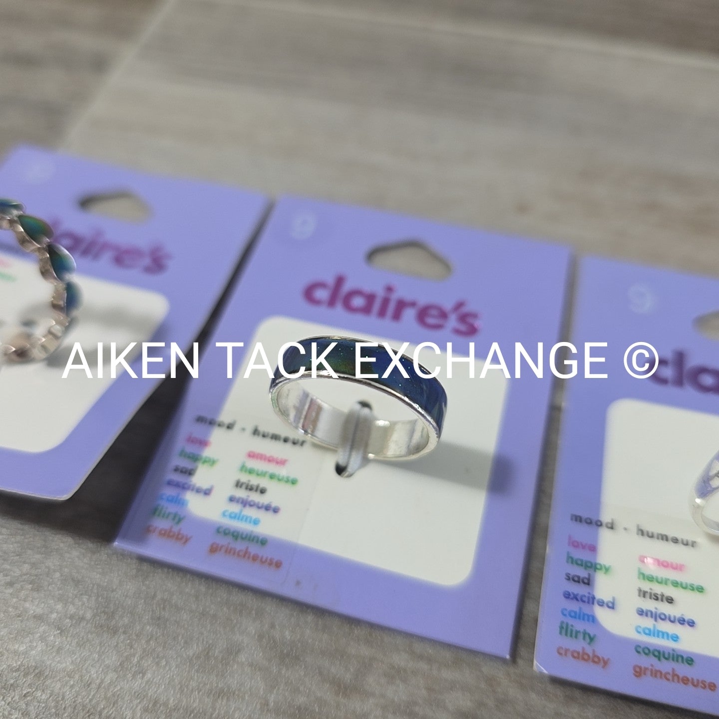 Claire's Mood Rings (3) - Size 9