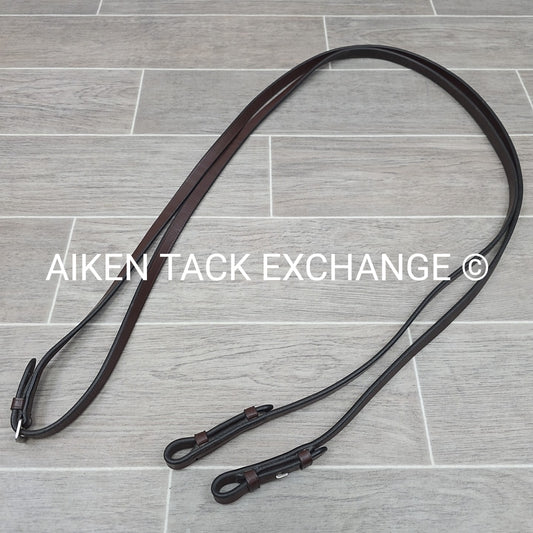 KL Select Red Barn Curb Rein, Brown, Size Full