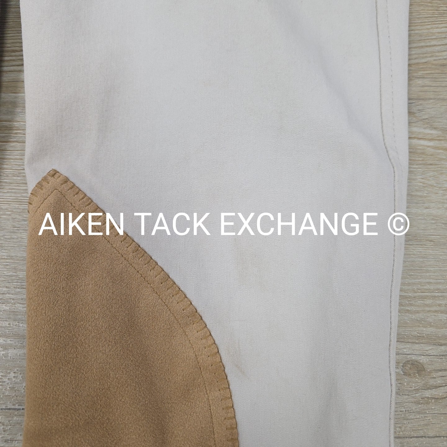 Santio Stella Euroseat Knee Patch Breeches, Beige, Size 26 R