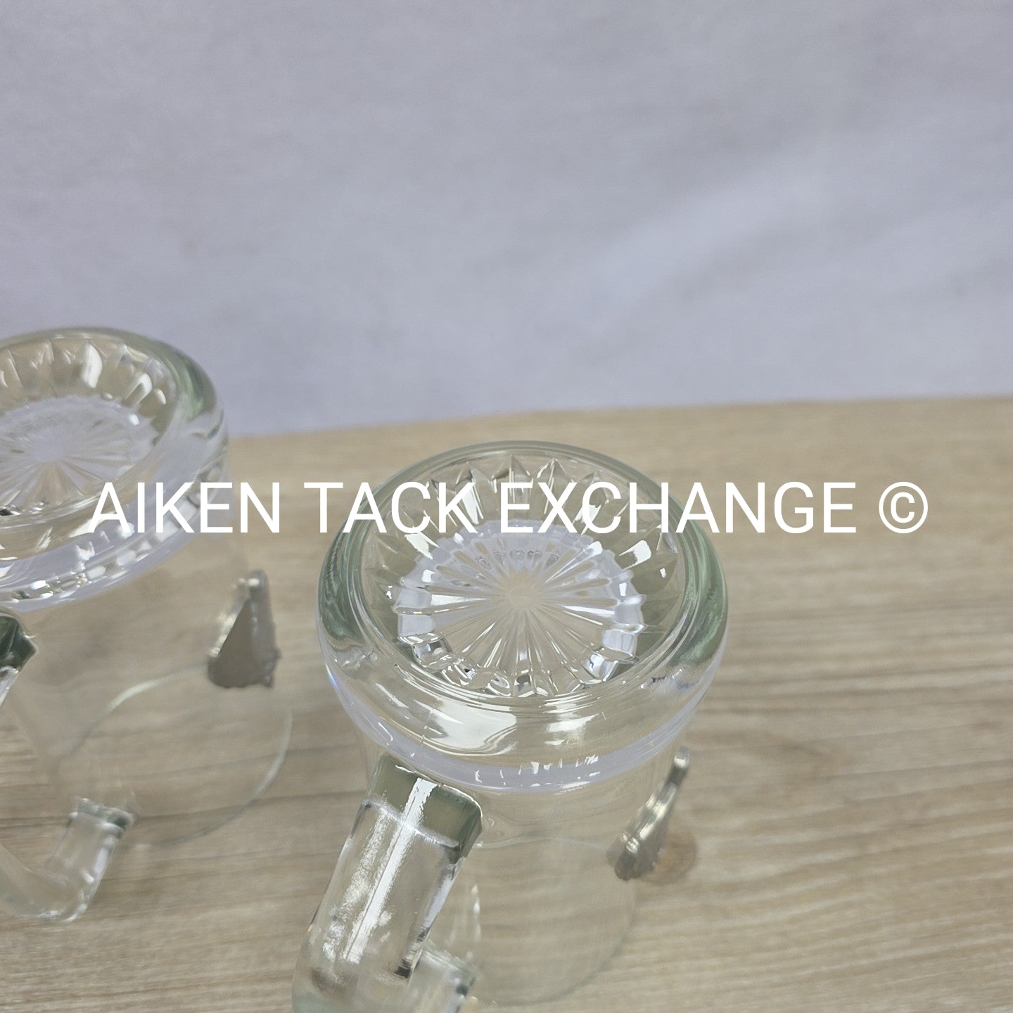 Horse Head Glass Mugs, Set of 5