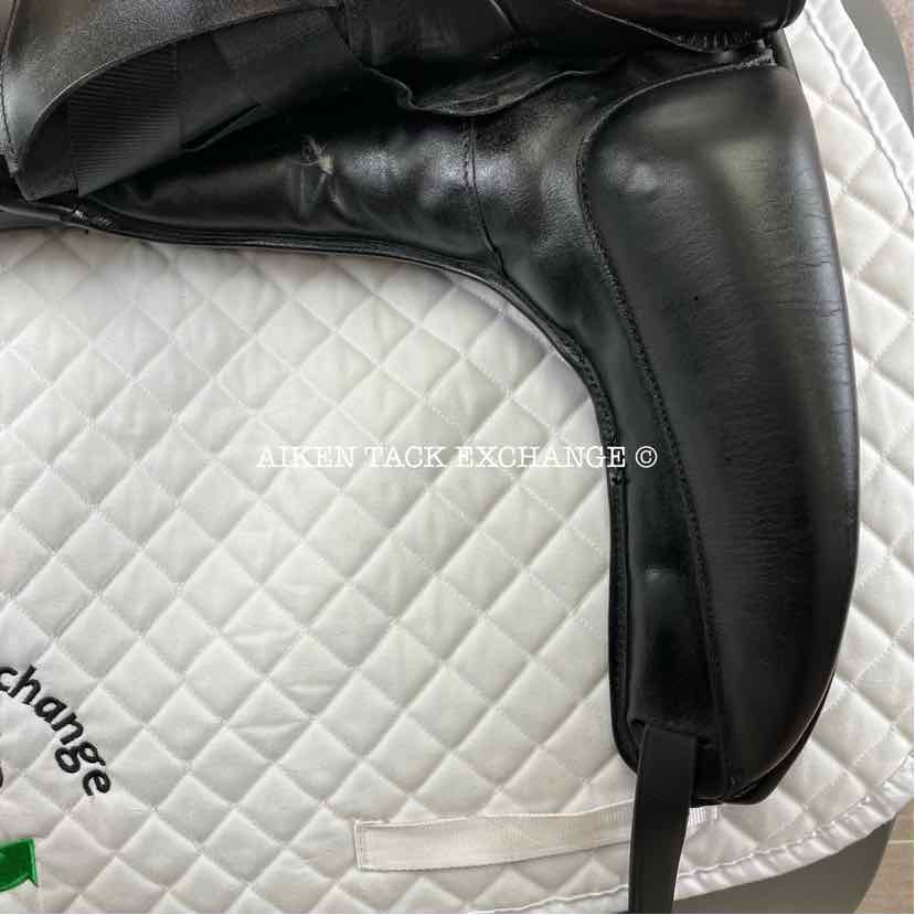 2014 Custom Saddlery Signature Steffen's Advantage Monoflap Dressage Saddle, 17.5" Seat, Adjustable Tree, Wool Flocked Panels