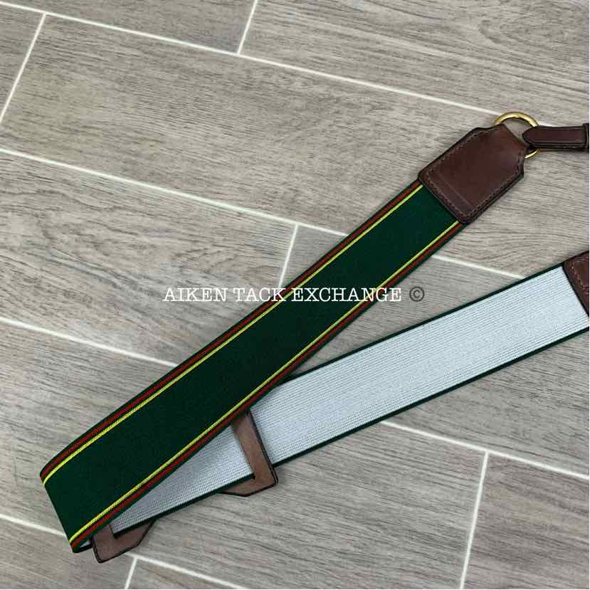 Thornhill Elastic Breast Collar Breastplate, Brown/Brass, Size Full, Brand New