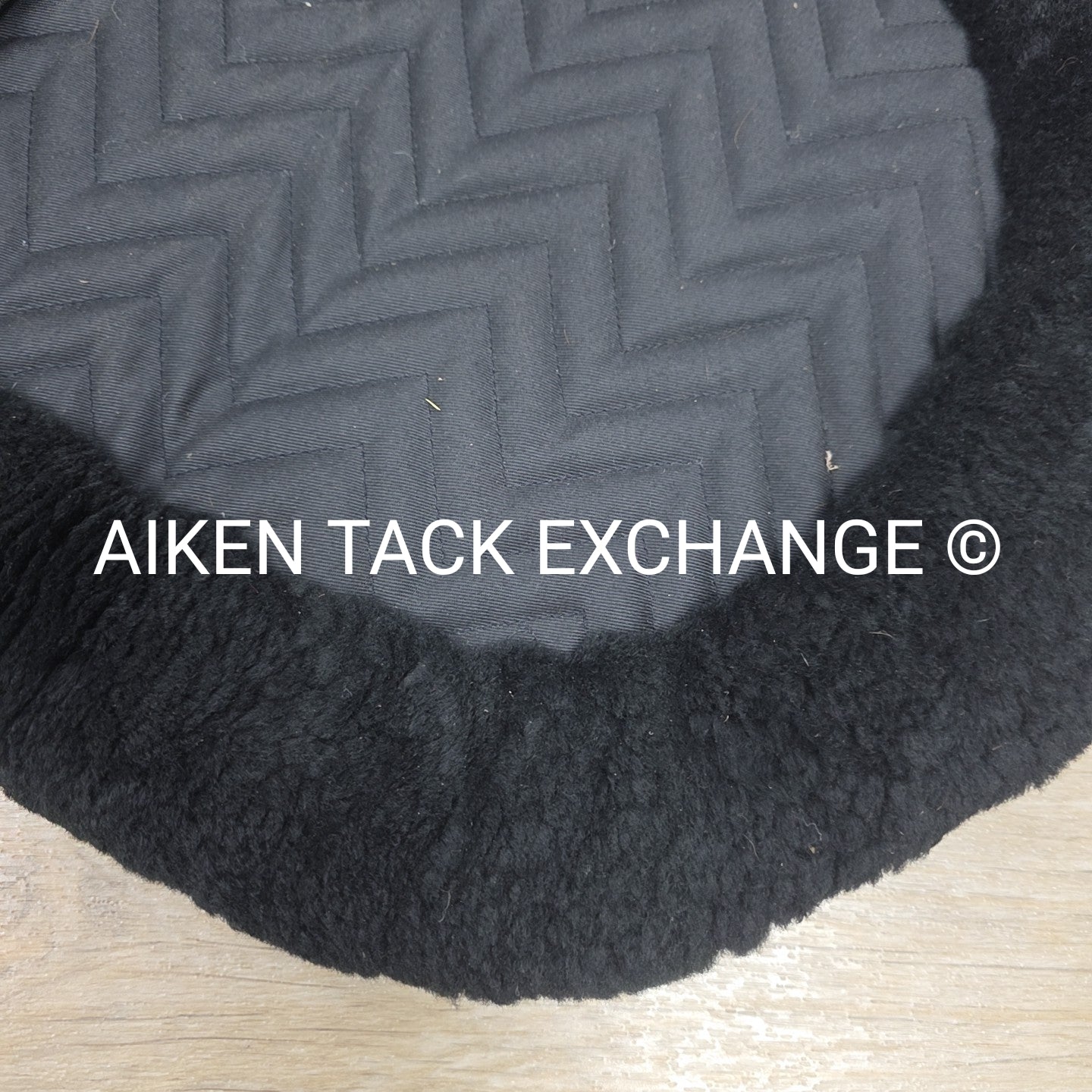 Fleeceworks FXK Technology Sheepskin Dressage Saddle Pad with Full Trim