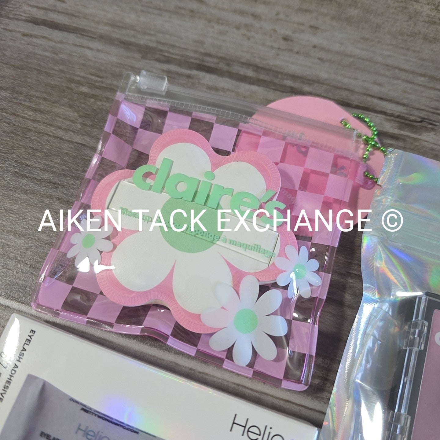 Claire's Makeup Bundle - Blush, 2 Makeup Sponges, Helios Eyelash Adhesive