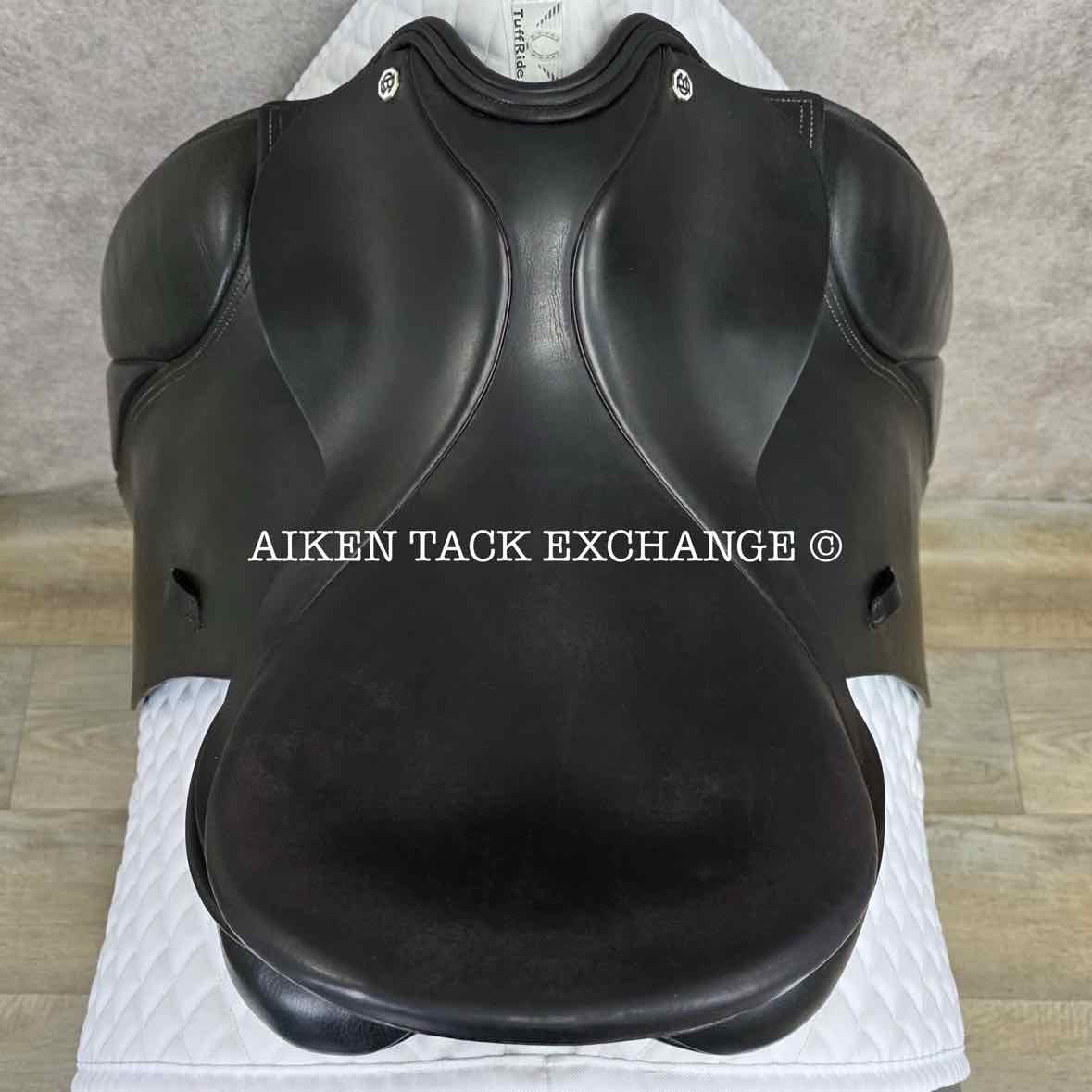 Cliff Barnsby Luxus Dressage Saddle, 17.5" Seat, Medium Tree, Wool Flocked Panels