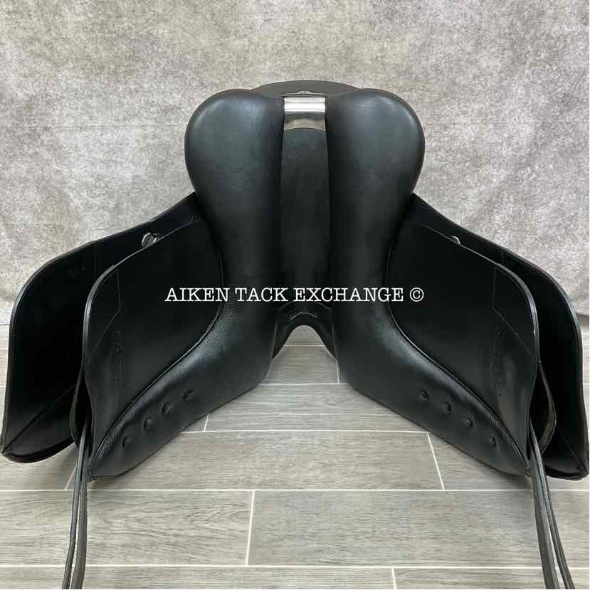 **SOLD** 2014 Bates Isabell Werth Dressage Saddle, 17" Seat, Adjustable Tree - Changeable Gullet, Wool Flocked Panels
