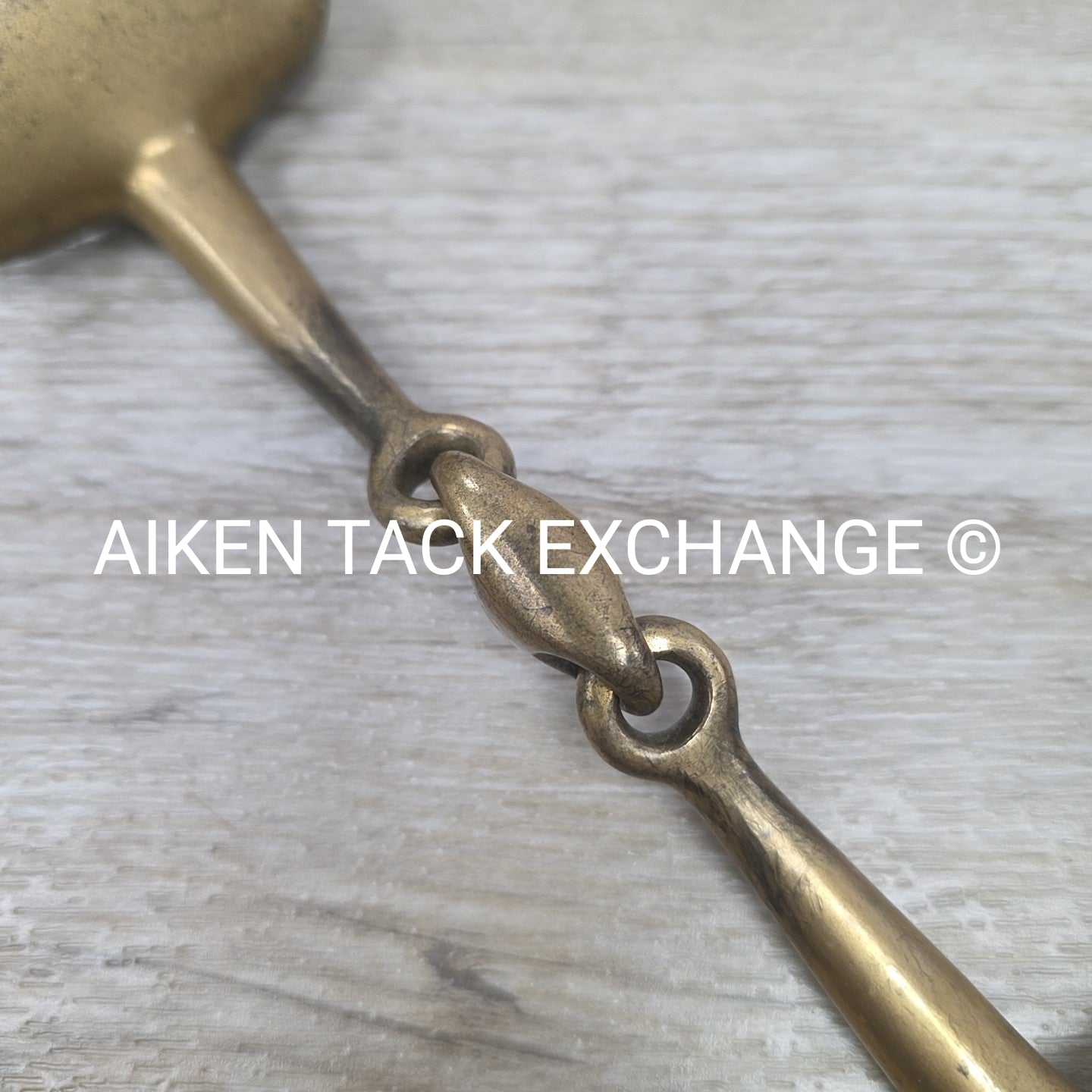 Stubben Golden Wings Double Joint Beval Loop Gag Bit 5.75"