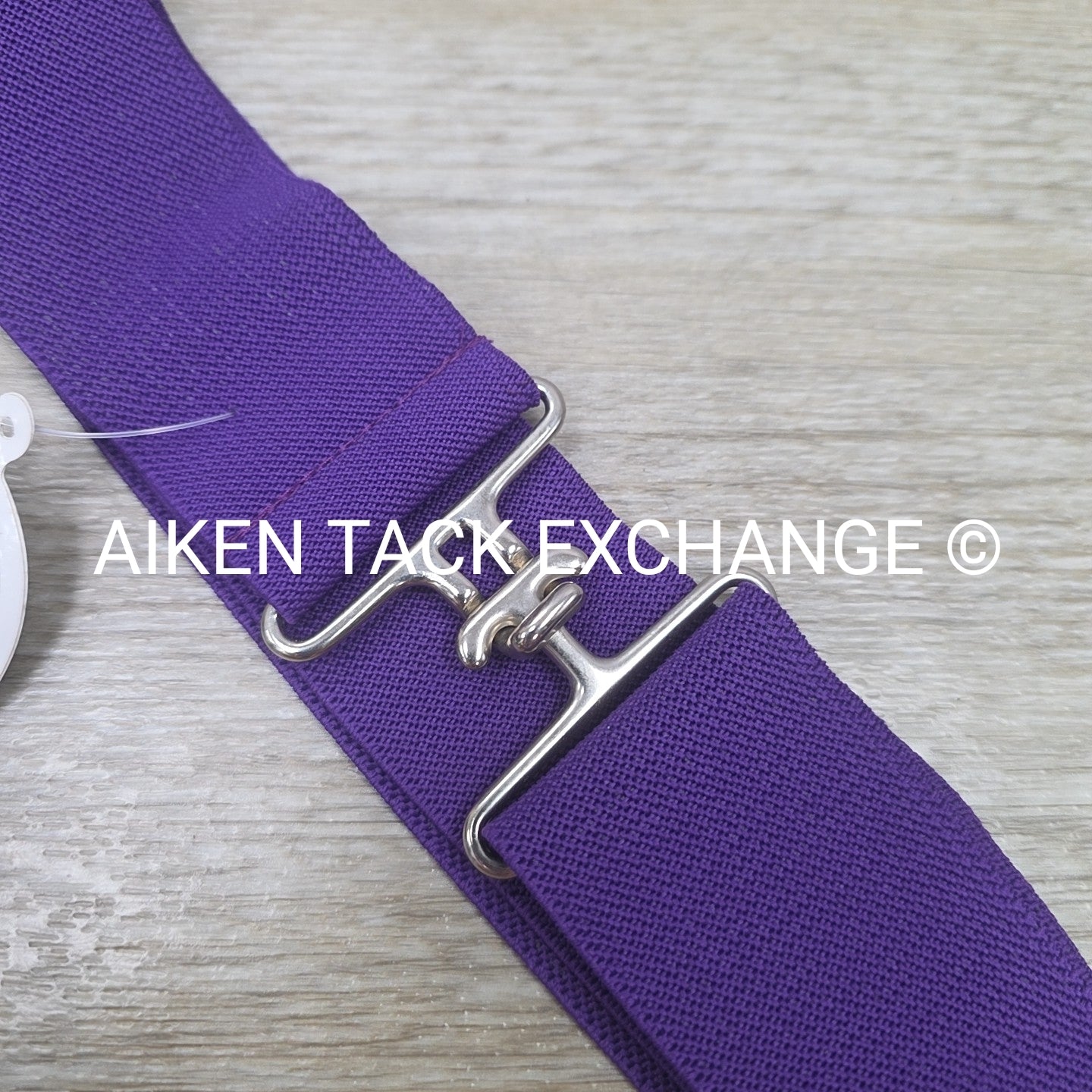 ACE Equestrian Silver Elastic Belt, Small