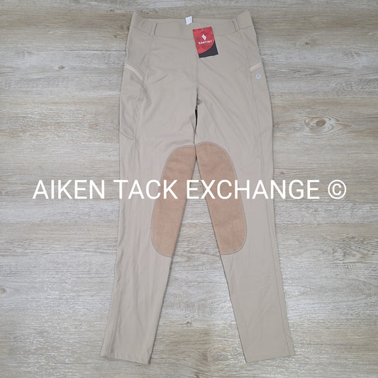 Santiny Knee Patch Tights, Size Large