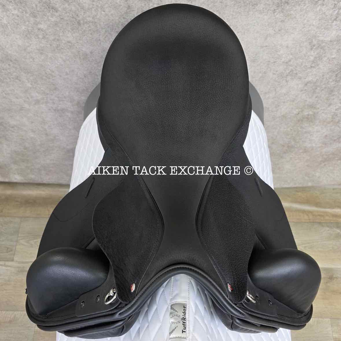 2025 Custom Saddlery Wolfgang Constanze 2 Monoflap Dressage Saddle, 17.5" Seat, Adjustable Tree, Wool Flocked Panels