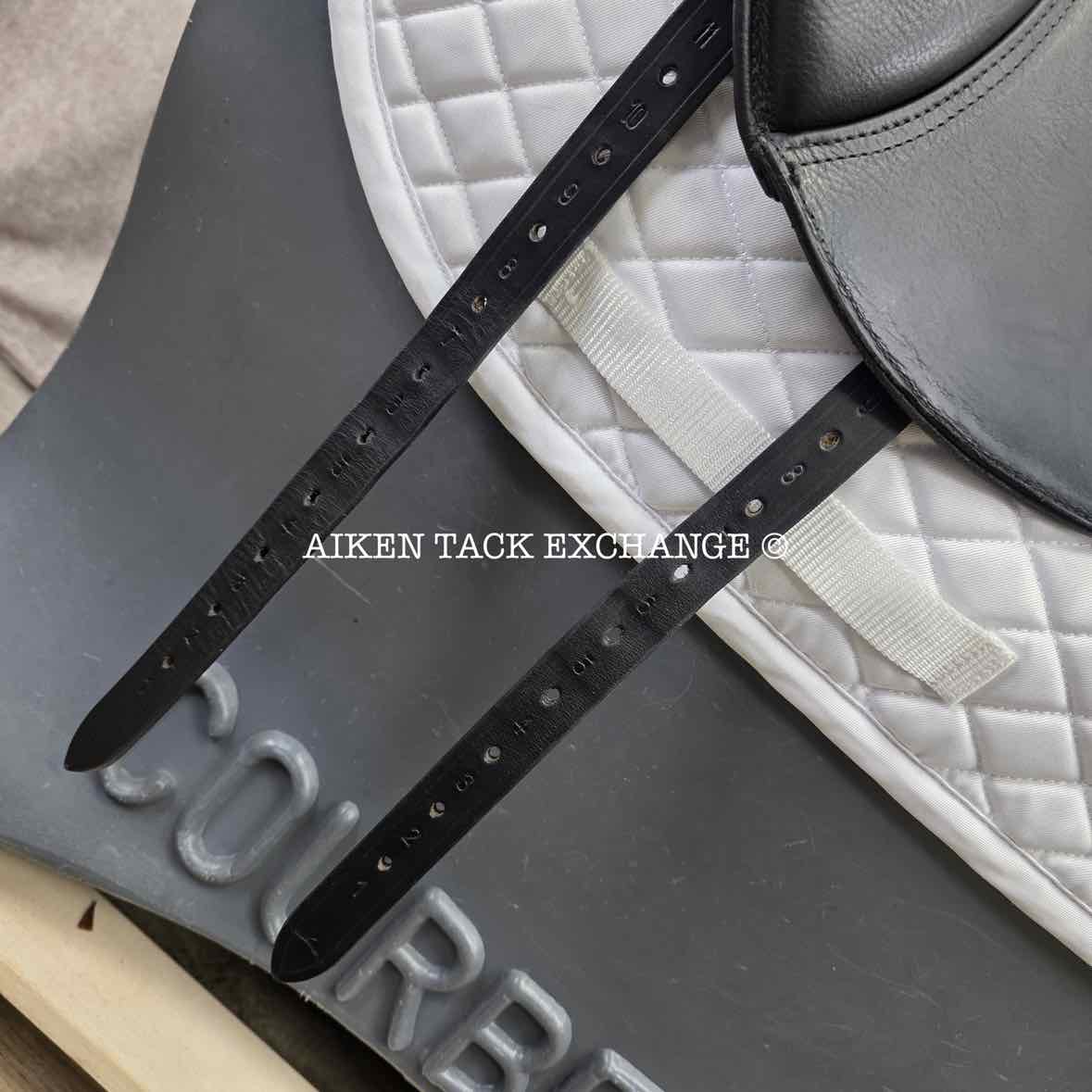 2021 Loxley by Bliss Monoflap Dressage Saddle, 17.5" Seat, Adjustable Tree - Changeable Gullet, Wool Flocked Panels