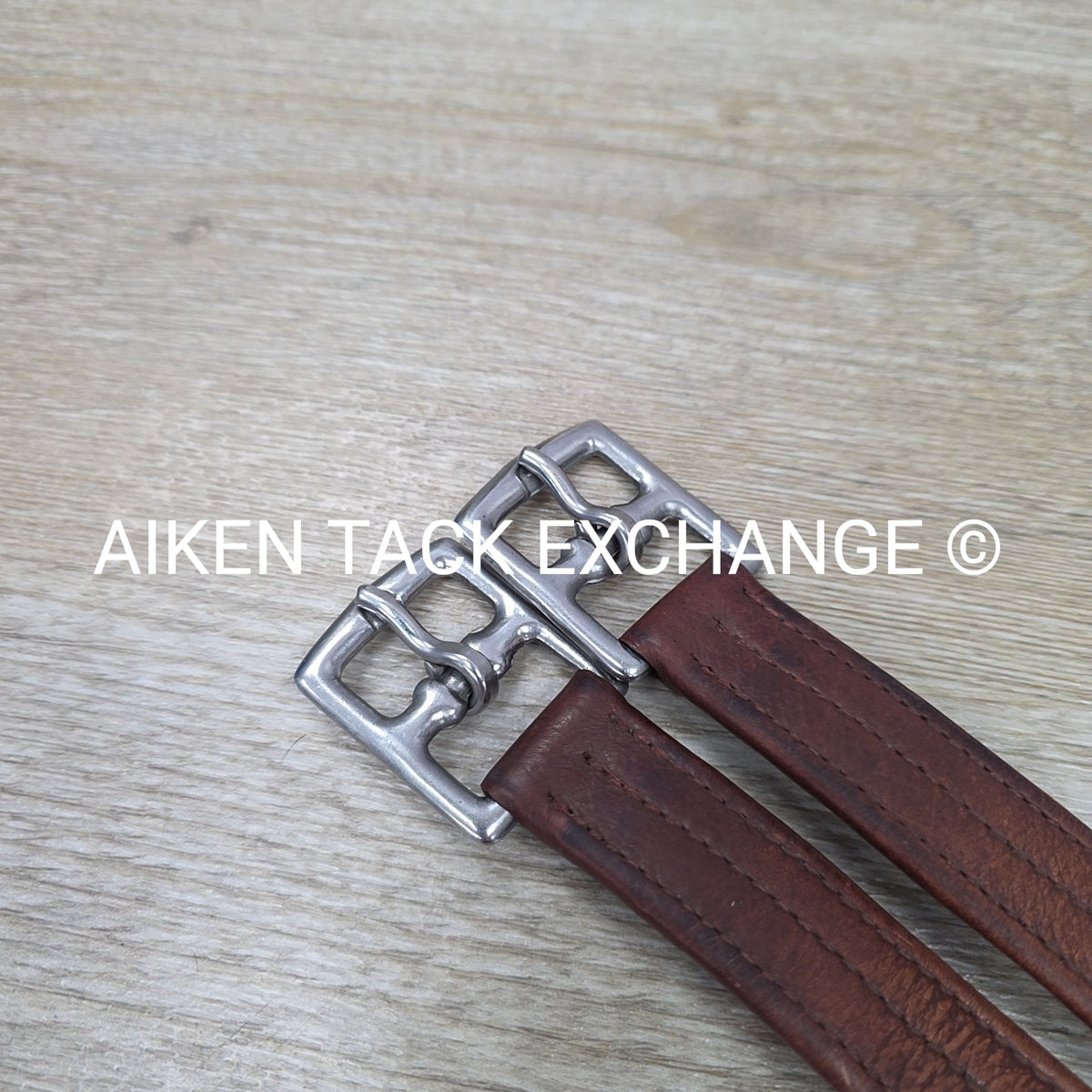 HDR Covered Nylon Lined Stirrup Leathers, Brown, 54"