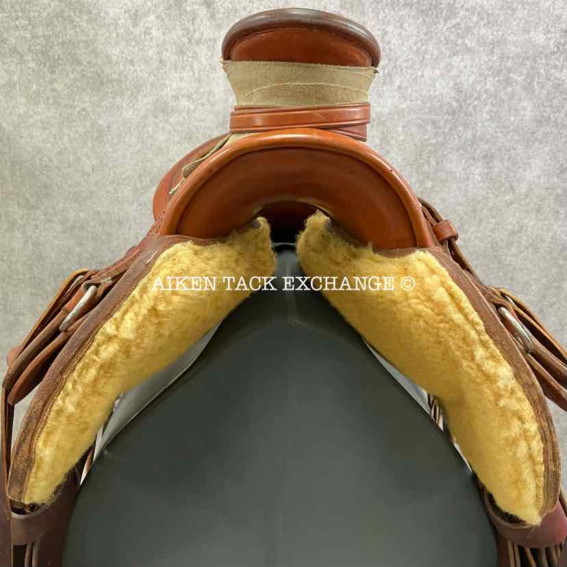 **SOLD** 2009 McCall Saddle Co. 98 Wade Western Saddle, 17" Seat, Wide Tree - Full QH Bars, Comes with Matching Breastplate & Rear Cinch