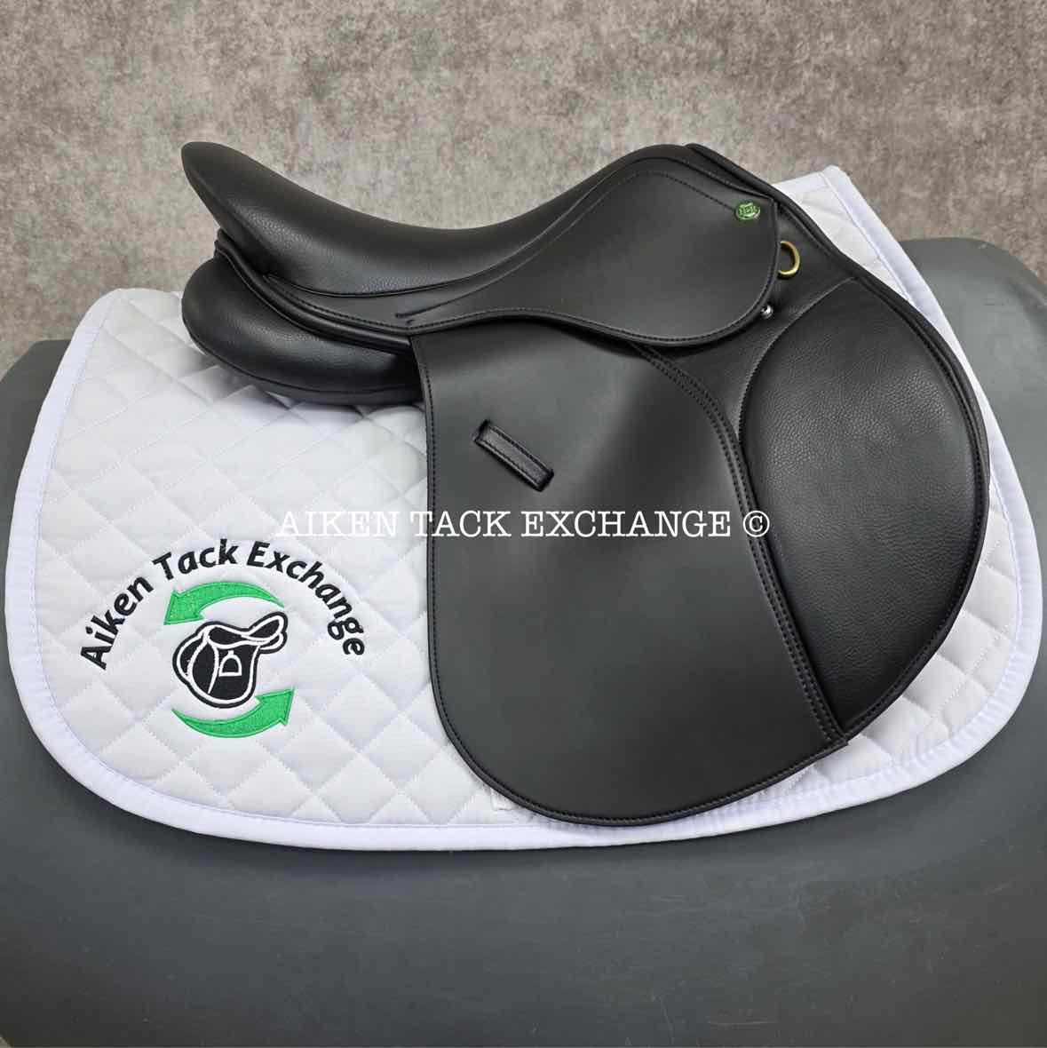 **SOLD** HDR - Henri de Rivel Vegan-X IGP All Purpose Saddle, 15.75" Seat, Adjustable Tree - Changeable Gullet, Wool Flocked Panels