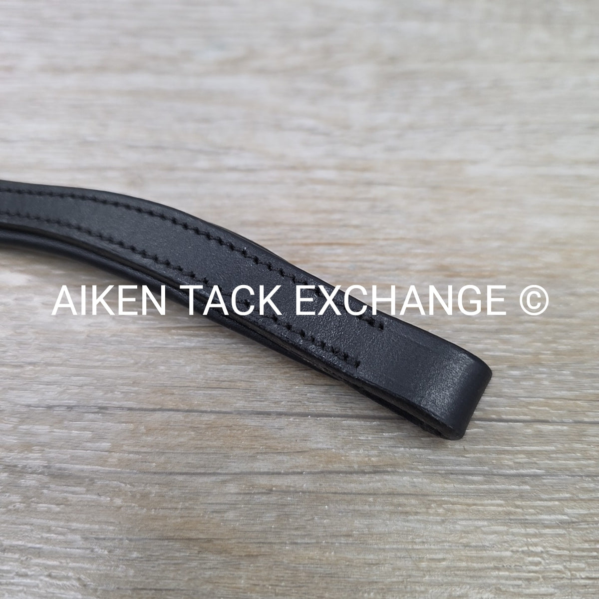 Padded Curved Browband, Black, Size Cob