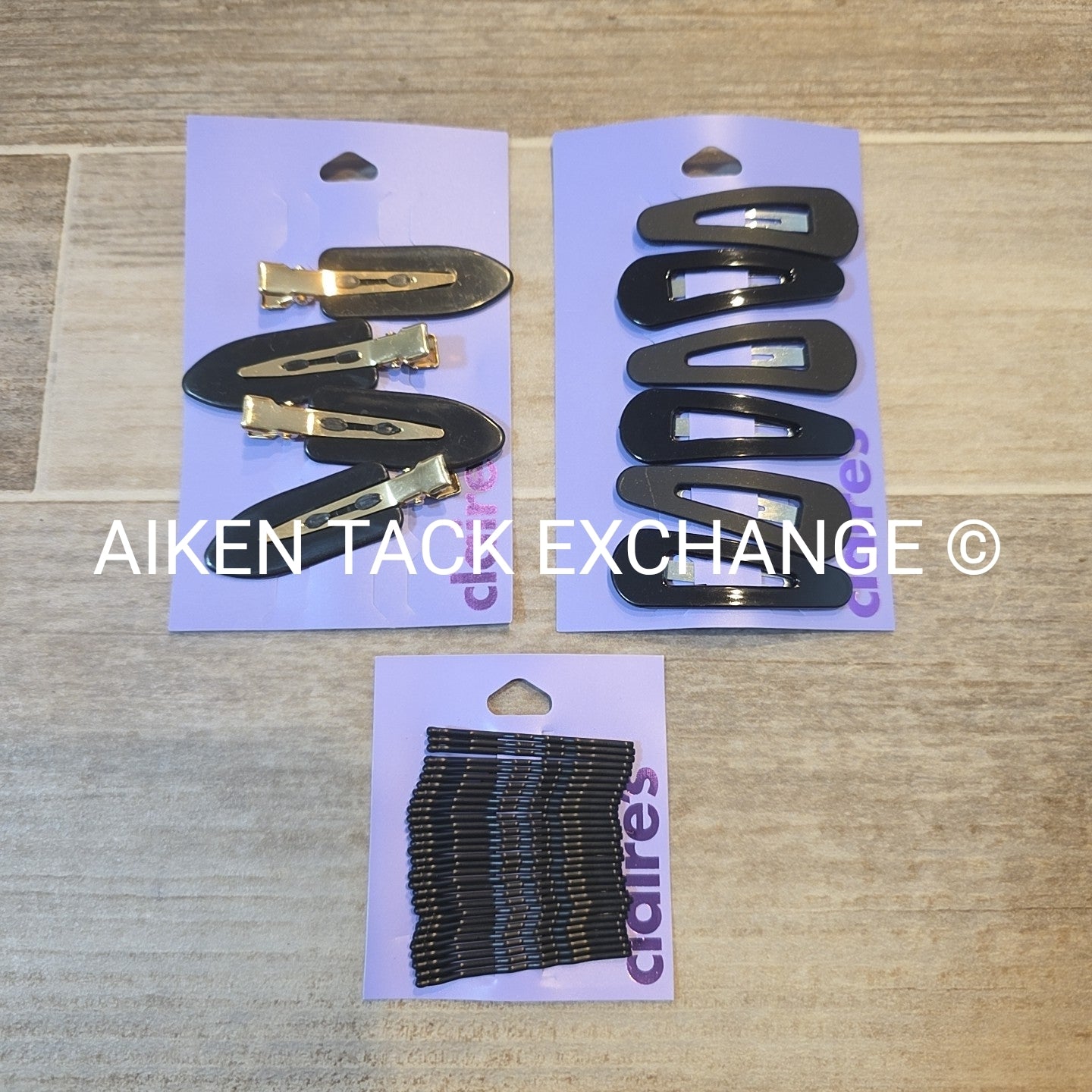 Claire's Hair Bundle - 10 Hair Clips + Bobby Pins