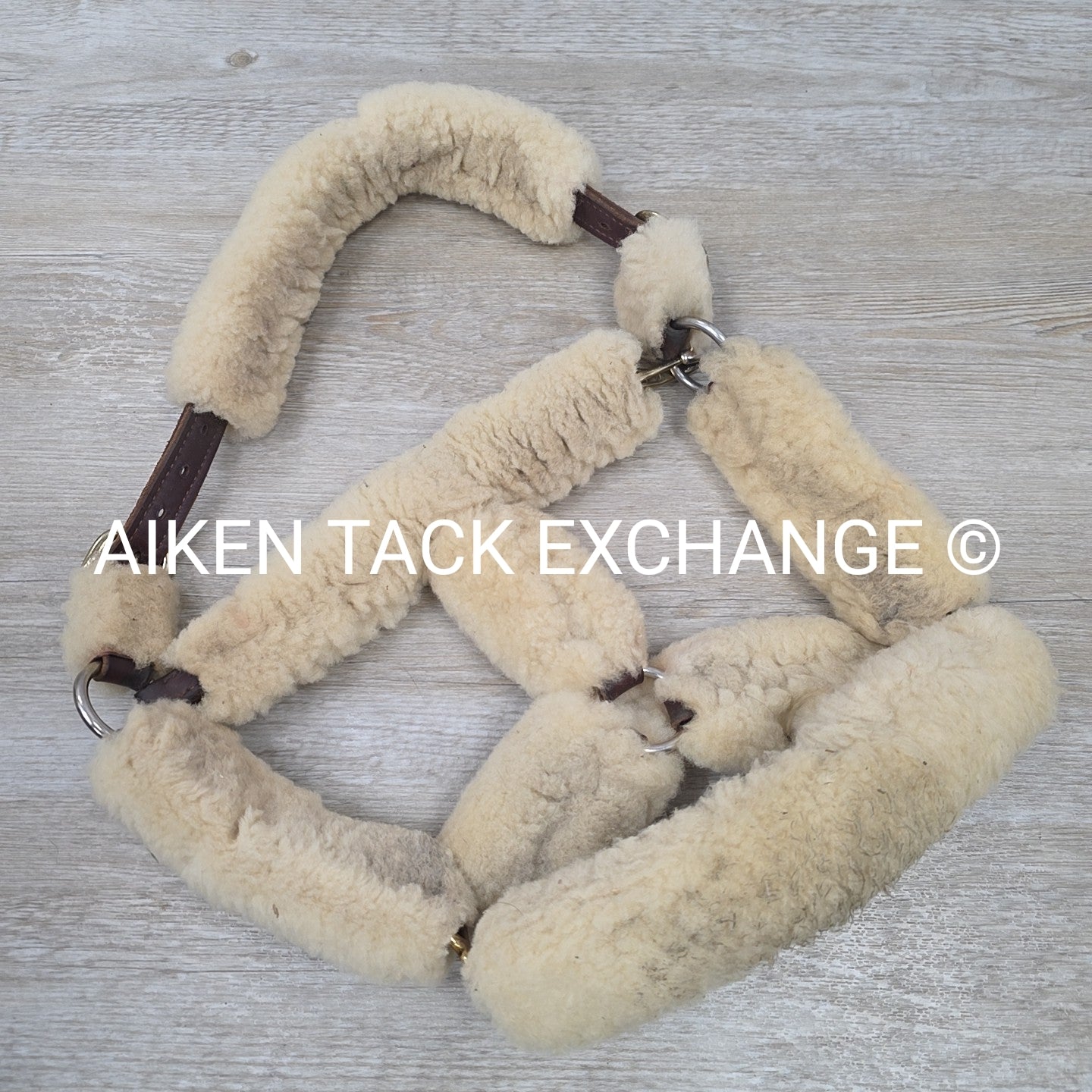 Sheepskin Shipping Halter, Size Cob