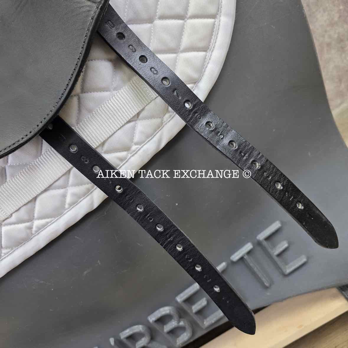 2016 Prestige X-Helen K Monoflap Dressage Saddle, 18" Seat, 35 Tree - MW/W, Wool Flocked Panels