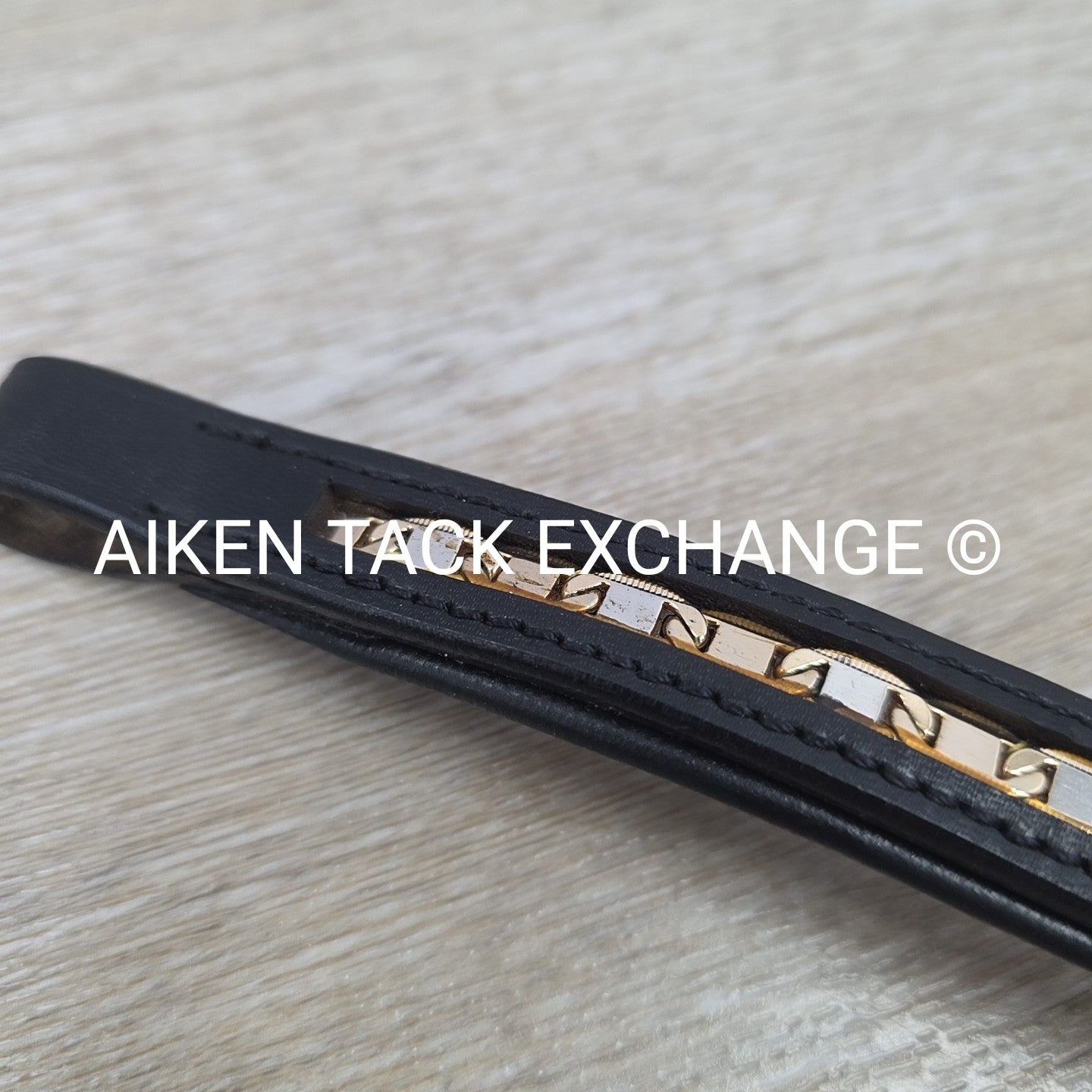 Kieffer Padded Bling Browband, Black, 15.5"