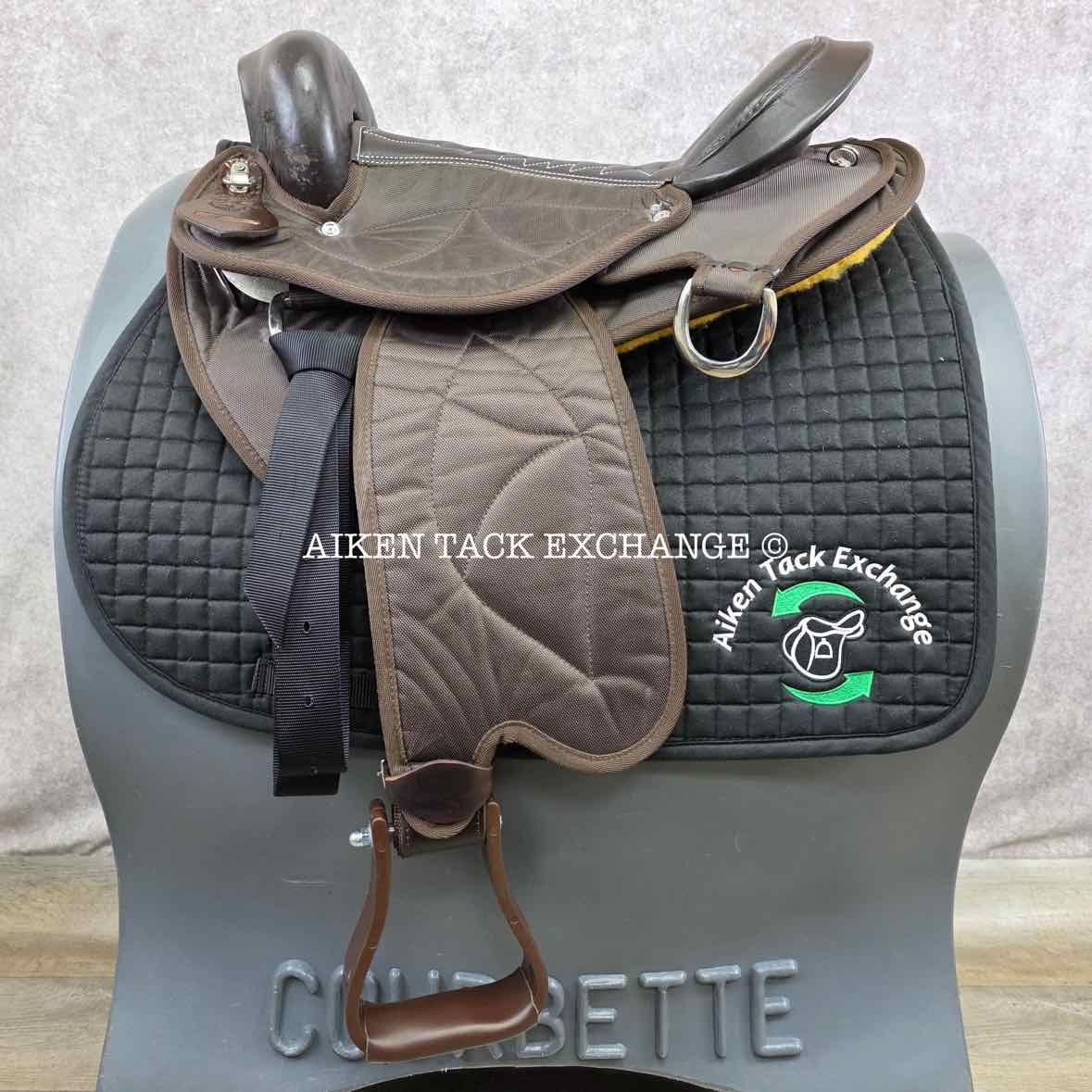 **SOLD** Tennessee Saddlery Hornless Gaited Western Saddle, 16" Seat, Wide Tree - Full QH Bars