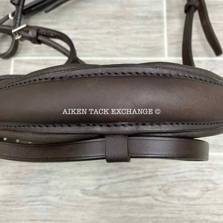 Stubben Switch 2-in-1 Snaffle & Weymouth Bridle, Brown, Size Full