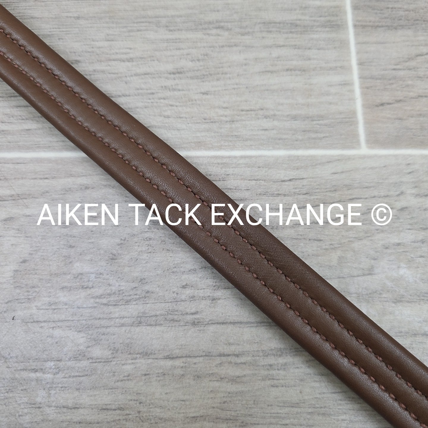Plain Padded Browband, Brown, 17"